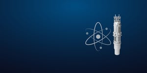 The NuScale Power Module with an atom icon.