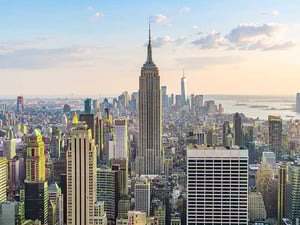 Image of New York City Skyline and Empire State Building