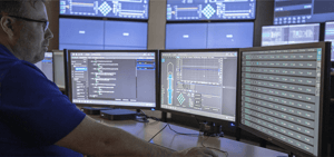 Man working at NuScale E2 center.