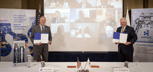 NuScale and JGC signing ceremony.